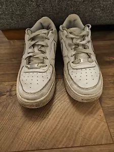 Nike Air Force 1 Entrenadores 2020 Cuero Blanco Talla 5.5 - Imagen 1 de 11