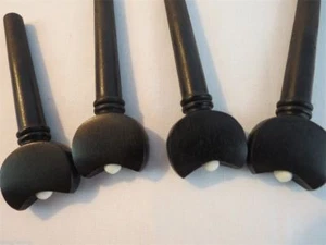 4pcs baroque style ebony wood full size cello pegs - Picture 1 of 2