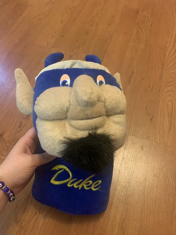 Duke BLUE DEVILS MASCOT puppet 13” plush - TALKING NOT WORKING Cover