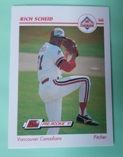 1991 Line Drive AAA #645 Rich Scheid - Vancouver Canadians 