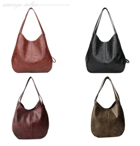 Women Handbags 2021 PU Leather Shoulder Bags Lady Top Quality Big Waterproof Bag - Picture 1 of 18