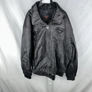 Warner Bros. Herren Superman Lederjacke - Größe XL - Bild 1 von 7