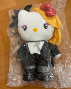 Yoshikitty Plush Doll Mascot Stuffed Toy Hello Kitty X Japan Yoshiki Sanrio -New - Picture 1 of 3