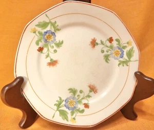 VTG Homer Laughlin 1928 Yellowstone Arcadia Plate 6.25" Hand Painted Flowers EUC - Picture 1 of 6