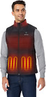 Men'S Lightweight Heated Vest with Battery Pack