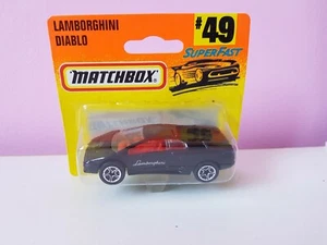 Matchbox 1-75 MB49 Lamborghini Diablo, selling superfast lesney - Picture 1 of 1
