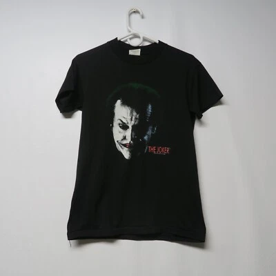Camiseta Vintage 1989 The Joker Jack Nicholson Preta Juventude L Ponto Único P - Imagem 1 de 4