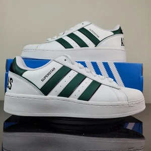 adidas Originals Superstar XLG White Green Shoes IE0760 Men's New Multiple Sz - Picture 1 of 6