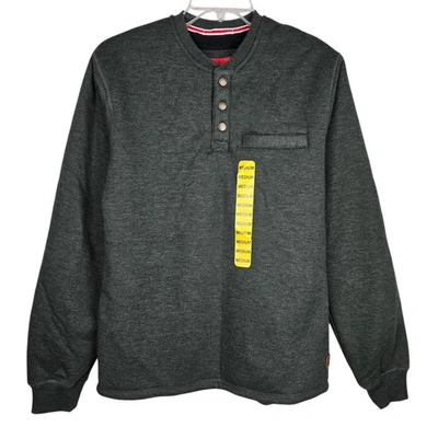 Nuevo con etiquetas Coleman Para hombres Sherpa Forrado Calce Relajado Adhesionado Henley M Verde Exterior Camping Foto 1 de 4