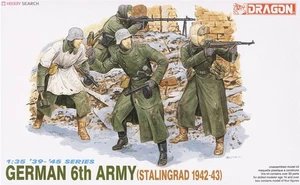 DRAGON GERMAN 6TH ARMY STALINGRAD 1942-43 1/35 Kits Soldiers 4 figures model - Picture 1 of 2