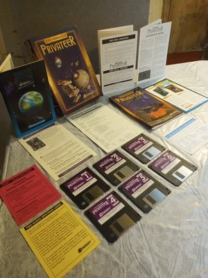 Used Wing Commander Privateer 3.5 inch Floppy Disk DOS Big Box Origin - Image 1 of 4