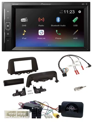 Pioneer DAB Lenkrad 2DIN Bluetooth USB Autoradio für Hyundai Kona ab 2013 - Bild 1 von 4
