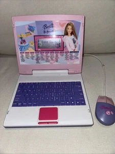 Barbie B-Book rosa/lila Laptop Computer Lernspiele Vintage getestet funktioniert - Bild 1 von 9