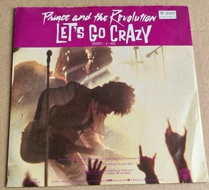 Rare Prince and the revolution - Lets go crazy - misspelt on label and runout - Picture 1 of 6