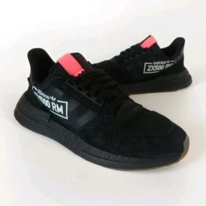 Adidas ZX 500 RM Entrenadores BB7443 Talla UK 8 EU 42 Negro Gamuza/Malla Con Cordones (2018) - Imagen 1 de 12