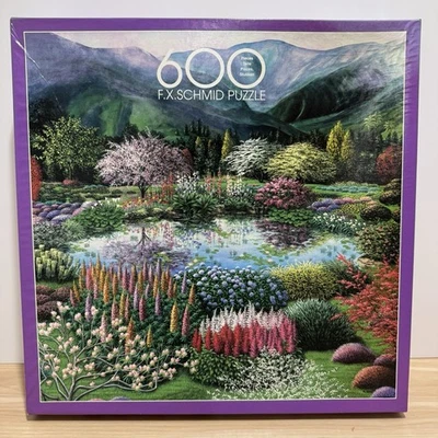 VTG F.X. Schmid 600 Piece Puzzle Wildmere Dell 1996 Nancy Ellis Artist Pc Sealed - Image 1 of 4