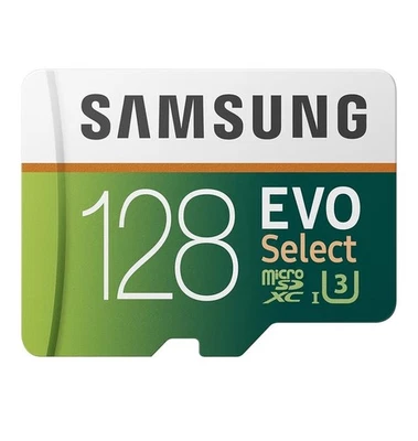 SAMSUNG (MB-ME128GA/AM) 128GB 100MB/s (U3) MicroSDXC EVO With Adaptor - Image 1 of 4