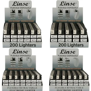 200 Disposable lighters - Bulk Wholesale Lighter Lot - Adjustable Butane - Picture 1 of 6
