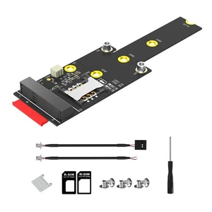 Adaptateur M.2 Key M vers PCIE avec Emplacement Carte SIM Prend en charge WiFi WWAN 3861 - Photo 1/6