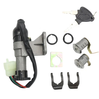 Ignition Key Switch Lock Set for GY6 4STROKE 50-150cc Universal Motorcycle Motor - Image 1 of 4
