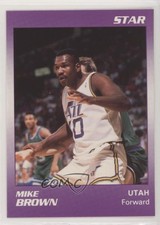 1990-91 Star Utah Jazz Arena Set Mike Brown #6