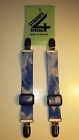 STIRRUPS 4 BIKERS .. MOTORCYCLE RIDER PANT CLIPS BUNGEE CLAMPS.....BLUE SMOKE