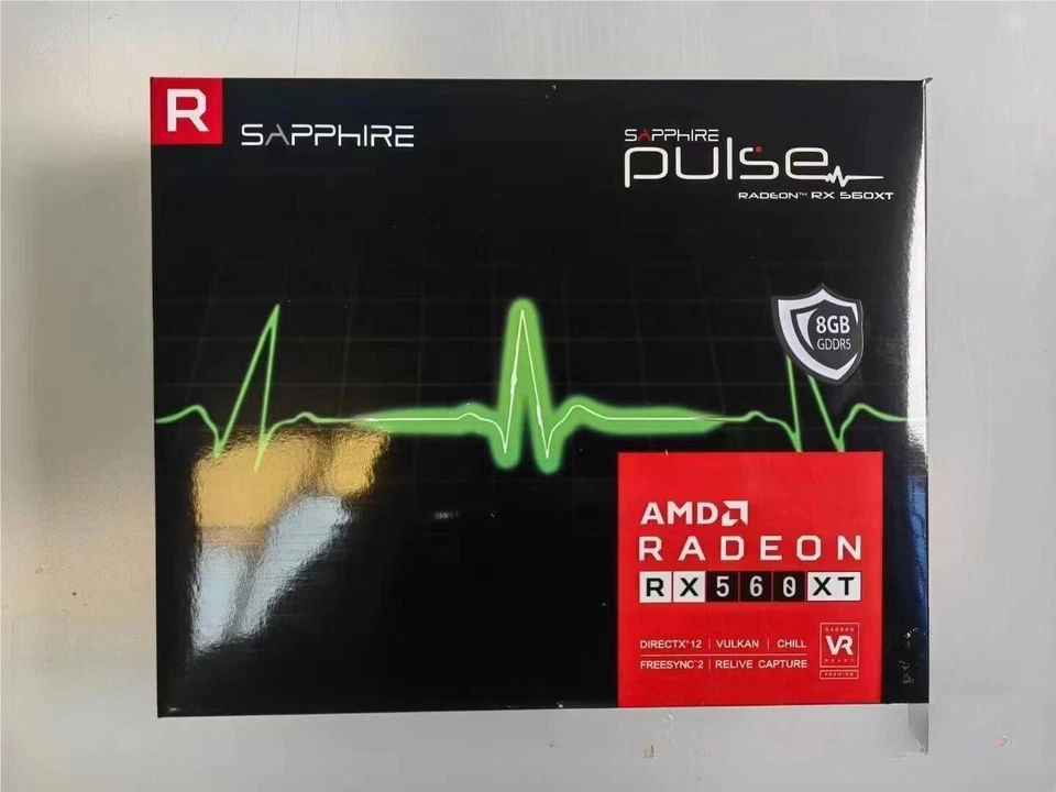 Sapphire Pulse AMD Radeon RX560 8GB 2048SP DDR5 Graphic Card - Image 1 of 4