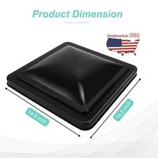 14"X14" RV Replacement Roof Vent Cover Black Camper (Trailer) Vent Cover