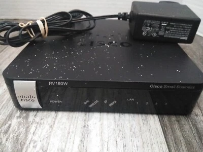 Cisco Small Business RV180W Wireless-N Multifunction VPN Router-W/Charger - Image 1 of 4