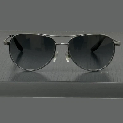 Óculos de sol unissex Barton Perreira Chevalier prata esgotado feito no Japão - Imagem 1 de 4