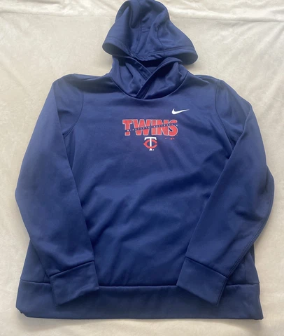 Minnesota Twins Mens Sweater Extra Large Blue Hoodie Nike Cover