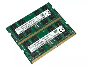 LAPTOP RAM - HYNIX | 2x 16GB | DDR4 | PC4-2666V | PC4-21300 | 2Rx8 | TESTED - Picture 1 of 1