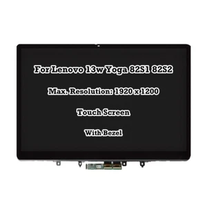 LCD Berühren Bildschirm Anzeige Baugruppe+Rahmen Für Lenovo 13w Yoga 82S1 82S2 - Bild 1 von 5