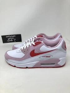 Nike Air Max 90 San Valentino uomo taglia 9,5 donna 11 DD8029-100 NUOVE DS AM90 2021 - Foto 1 di 11