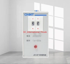 New CHINT JS14P 99s AC220V Time Relay Free Shipping #NN - Picture 1 of 2