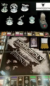 Monopoly Game Of Thrones Adult Board Game Replacement Pieces Tokens Cards Board - Bild 1 von 54