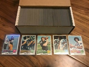 1975 Topps Football Cards #1-266 most EX/NM Set Break Pick to complete set !