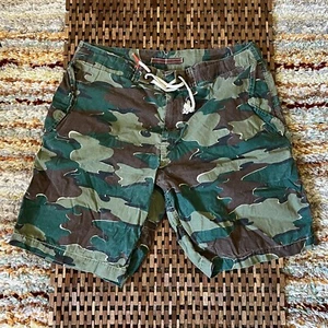 Polo Ralph Lauren Vintage VTG Camo Shorts Green Men's Size 32 Medium M - Picture 1 of 3