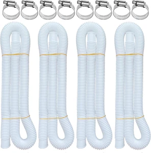 Pool Hoses for above Ground Pools, 4 Pack 1.25 X 59 Inch Pool Filter Pump Hoses, - Picture 1 of 12