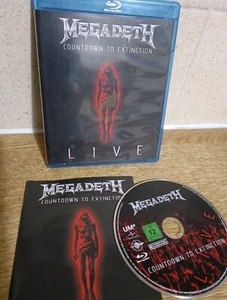 Megadeth Countdown to Extinction Live Blu-Ray CD Very Good Thrash Metal - Imagen 1 de 4