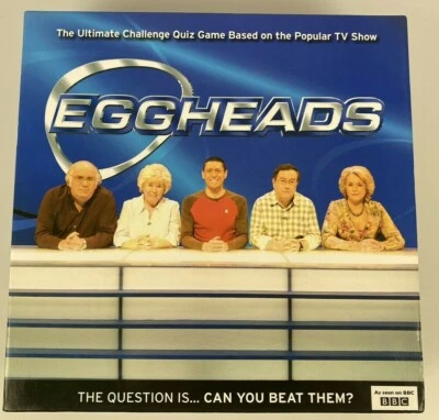 Eggheads Quiz Game Board Game - 5 packs of cards are sealed - Image 1 of 4