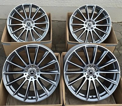4 x Original Mercedes S-Kl. V223 20 Zoll AMG Felgen  A2234013500 A2234011600 Neu - Bild 1 von 4