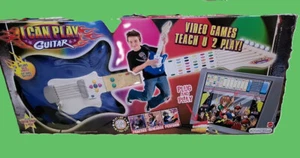 Mattel I Can Play Guitar Set ElectricBlue Plug N Play Set Easy Learn Instrument - Picture 1 of 2