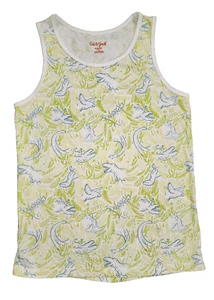 Cat & Jack Boys Sleeveless Green Dinosaur Tank Top Size M (8/10) - Picture 1 of 4