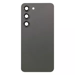Rückglas mit Kameraobjektiven für Samsung Galaxy S23 schwarz Aftermarket Teil - Bild 1 von 2