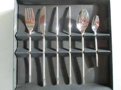 Oriental Besteck Viners Edelstahl, Gabel, Löffel, Ess-Stäbchen, Messer 4 Person - Bild 1 von 4