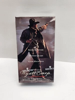 Wyatt Earp Sealed VHS Video Tape Movie 1994 Kevin Costner Western NEW Sealed - Image 1 of 4