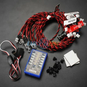 Sistema de Lámpara de Luz Intermitente Multicolor 12 LED para Hobby RC Coche Robótico - Imagen 1 de 5