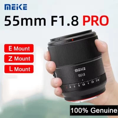 MEIKE 55mm F1.8 Pro Auto Focus Full Frame Portrait Lens for L-Mount Leica Sigma - Image 1 of 4