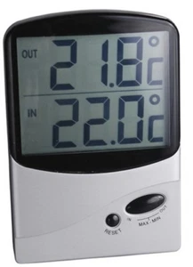 NEW Indoor & Outdoor Thermometer Display with Memory - Picture 1 of 1